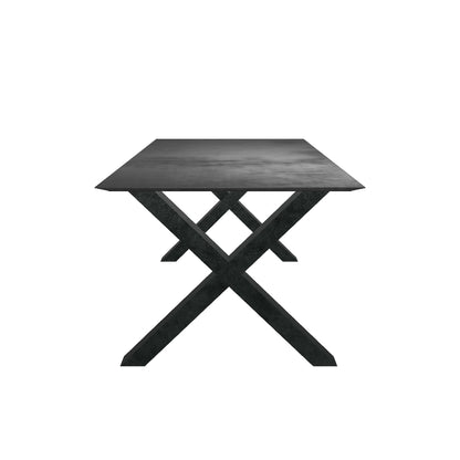 Eettafel Thorben | Eikenhout | Zwart