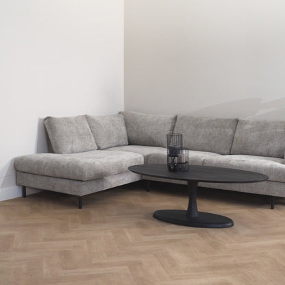 Hoekbank Elize | Stof Grijs