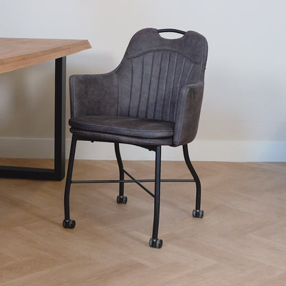 Eetkamerstoel Floria Antraciet