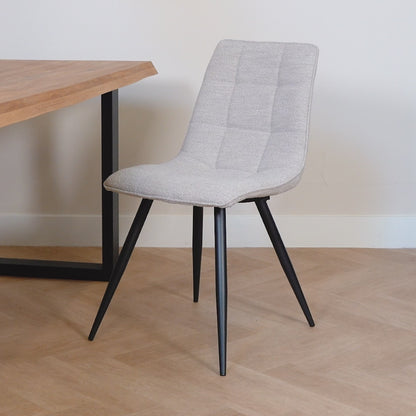 Eetkamerstoel Jelt | Naturel Bouclé