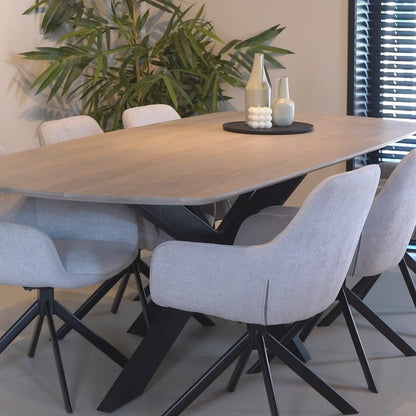 Eettafel Akagi | Deens Ovaal | Mango Ashblond