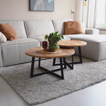 Salontafel Kjell | set van 2