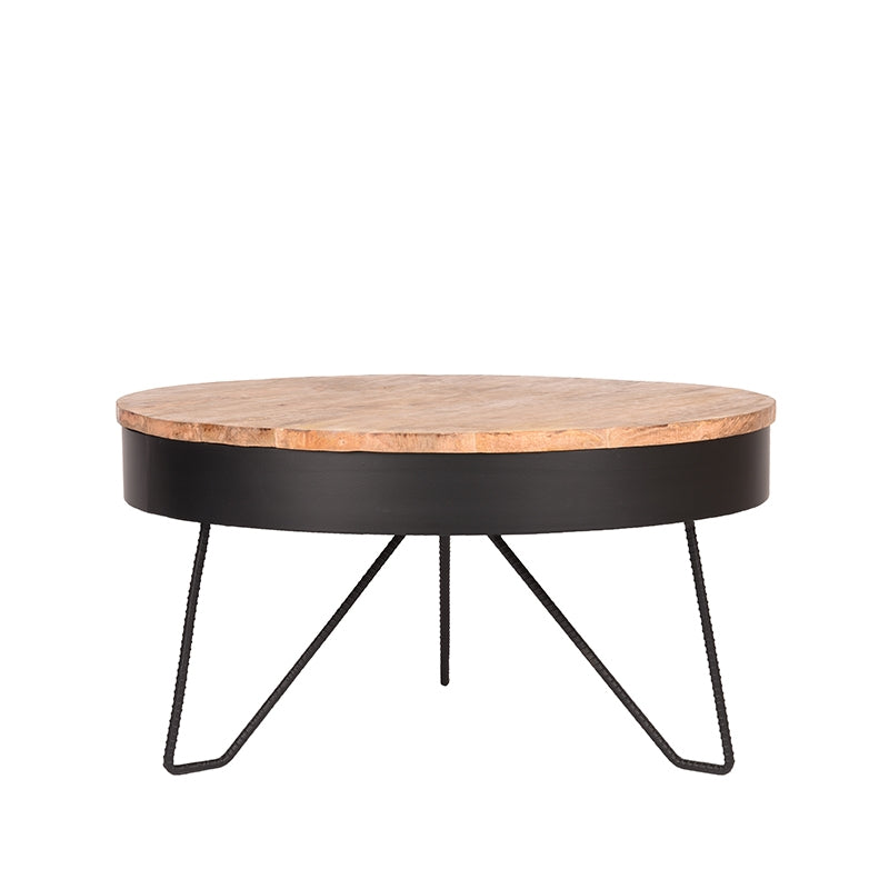 Salontafel Saran | Zwart Mangohout