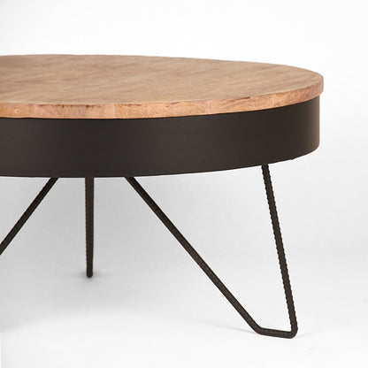 Salontafel Saran | Zwart Mangohout