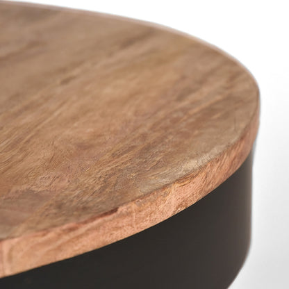 Salontafel Saran | Zwart Mangohout