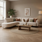Hoekbank Morato | Naturel Stof