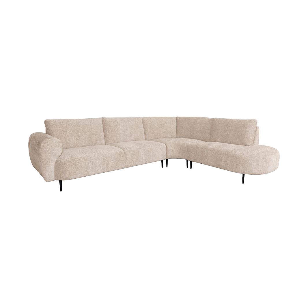 Hoekbank Morato | Naturel Stof
