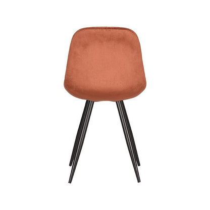 Eetkamerstoel Capri | Rust Velvet — Vooraanzicht - witfoto