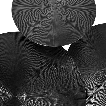 Salontafel Set Nobby zwart, detail van het materiaal