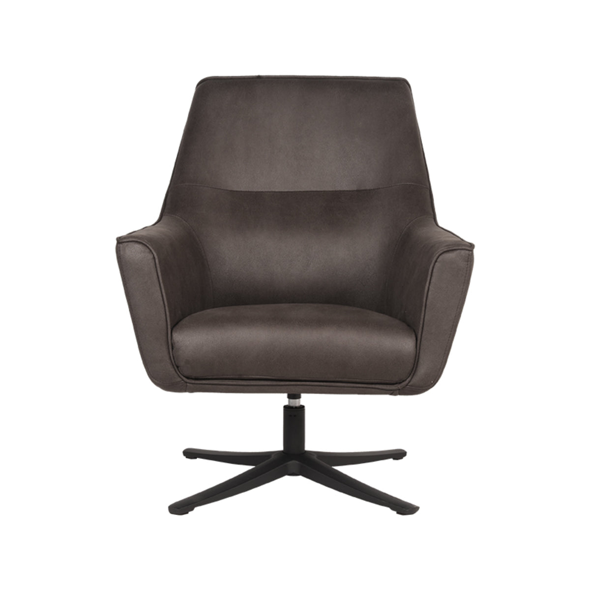 Fauteuil Tod antraciet microvezel magazijn leegverkoop