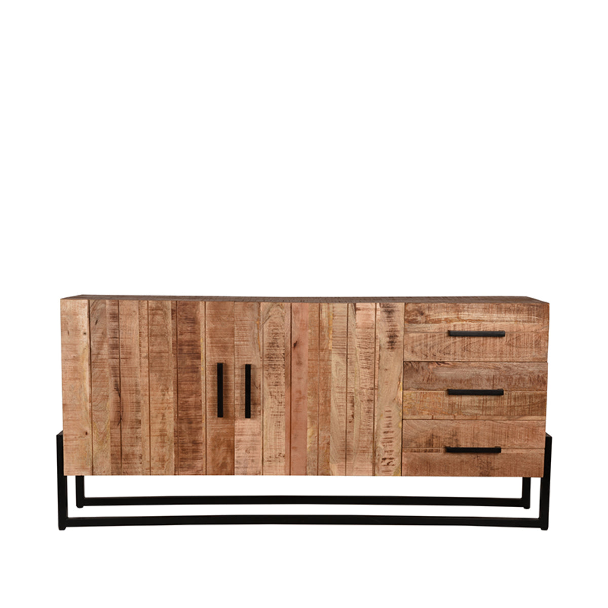Dressoir Bolivia | Naturel Mangohout — Vooraanzicht - witfoto