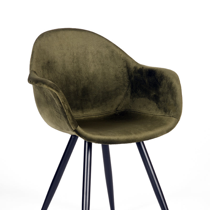 Eetkamerstoel Forli | Army Fluweel
