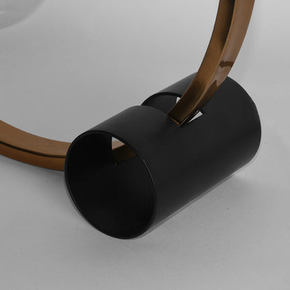 Tafellamp Ring | Goud Metaal — Detail