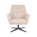 Fauteuil Tod | Naturel Bouclé | Magazijn leegverkoop — Vooraanzicht - witfoto