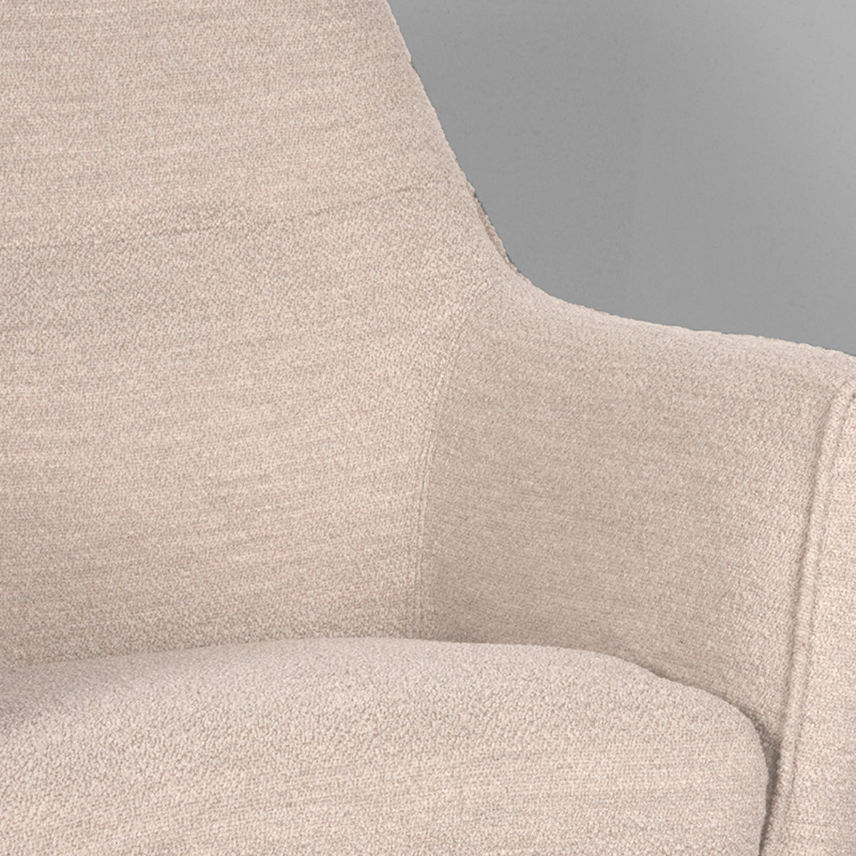 Fauteuil Tod | Naturel Bouclé | Magazijn leegverkoop — Detail