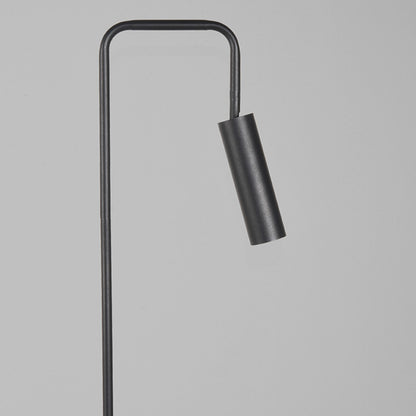 Vloerlamp Ferroli zwart metaal, detail van het materiaal