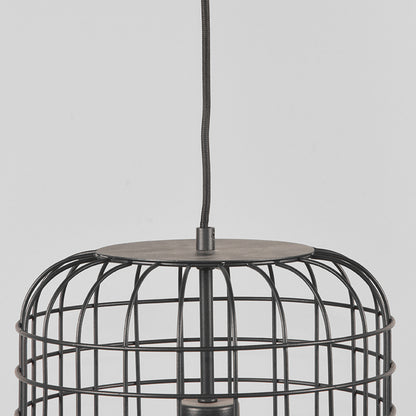 Hanglamp Solido zwart metaal