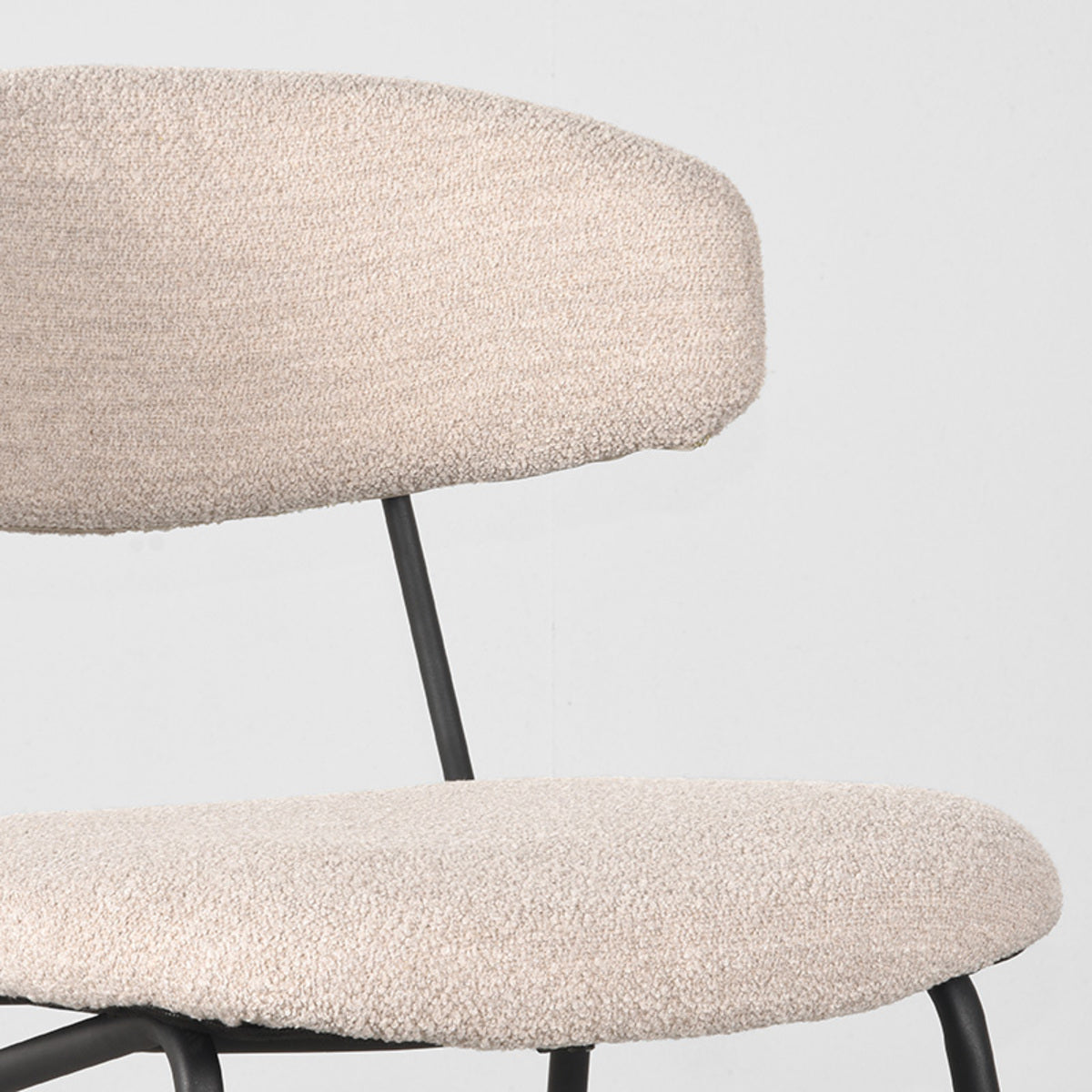 Eetkamerstoel Zack | Naturel Bouclé — Detail