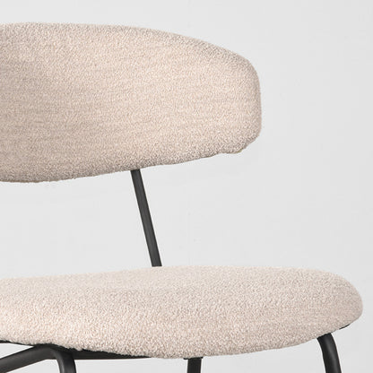 Eetkamerstoel Zack | Naturel Bouclé — Detail
