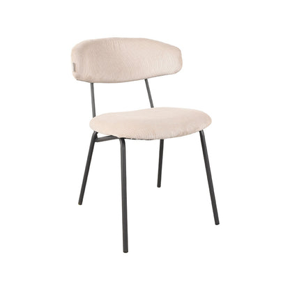 Eetkamerstoel Zack | Naturel Ribcord