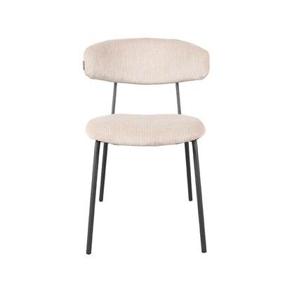 Eetkamerstoel Zack | Naturel Ribcord