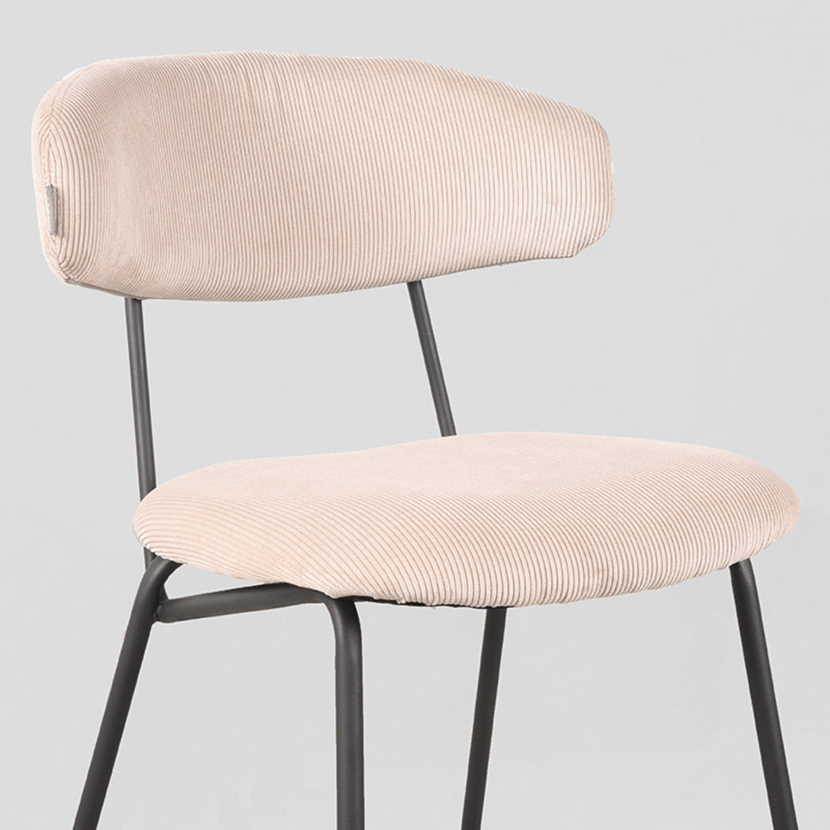Eetkamerstoel Zack | Naturel Ribcord