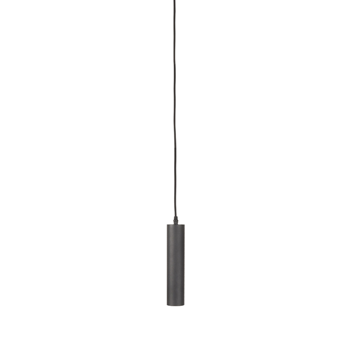 Hanglamp Ferroli | 1 Licht | Zwart Metaal — Zijaanzicht - witfoto