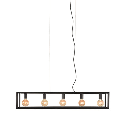 Hanglamp Tetto zwart metaal