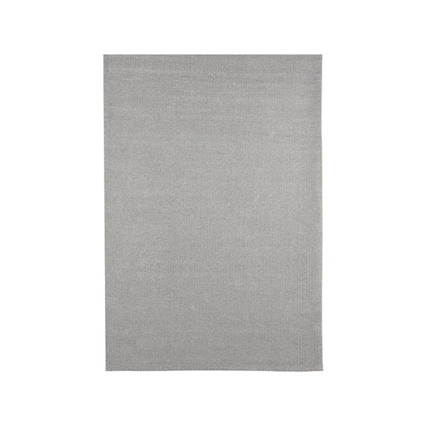 Vloerkleed Wolly | Grijs Wol | 160x230 cm — Vooraanzicht - witfoto