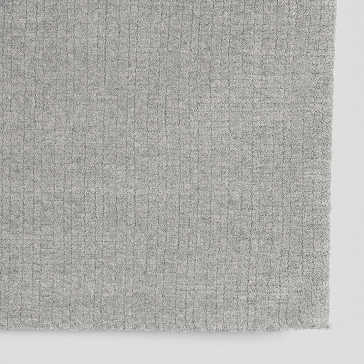 Vloerkleed Wolly | Grijs Wol | 160x230 cm — Detail