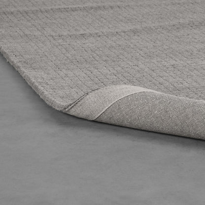Vloerkleed Wolly | Grijs Wol | 200x300 cm — Detail