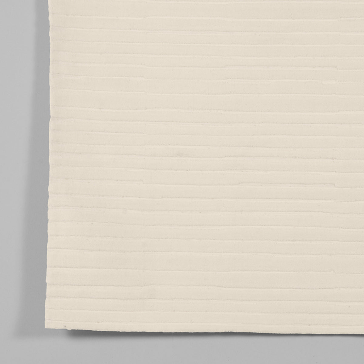Vloerkleed Luxy | Ivoor Wol | 200x300 cm — Zijaanzicht - witfoto