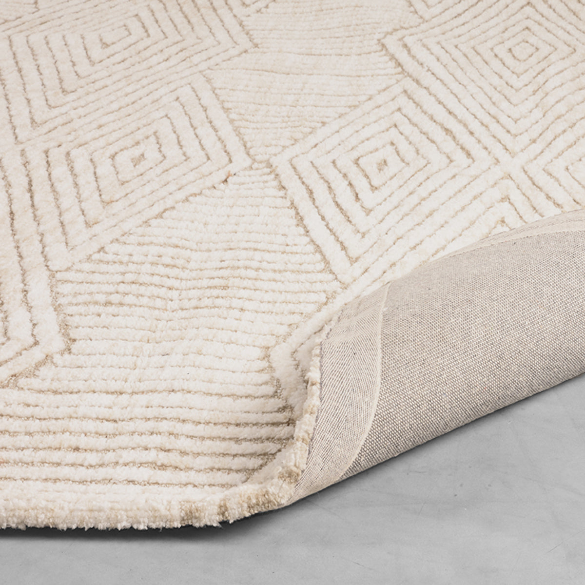Vloerkleed Cosy | Taupe Polyester | 200x300 cm — Detail