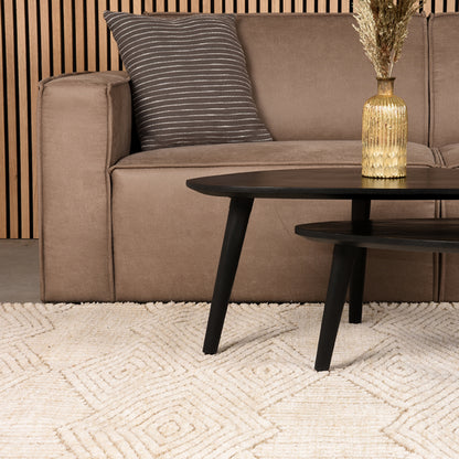 Vloerkleed Cosy | Taupe Polyester | 200x300 cm — Algemene Sfeerfoto