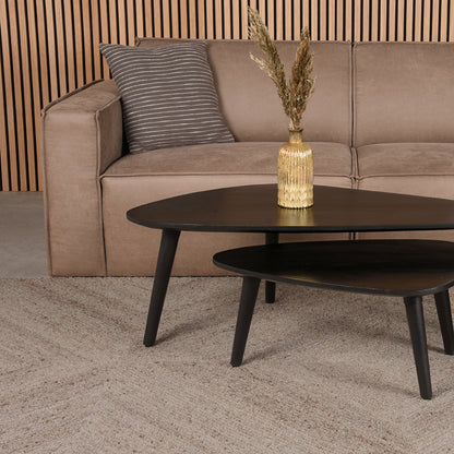 Vloerkleed Blendy | Taupe Wol | 200x300 cm — Algemene Sfeerfoto