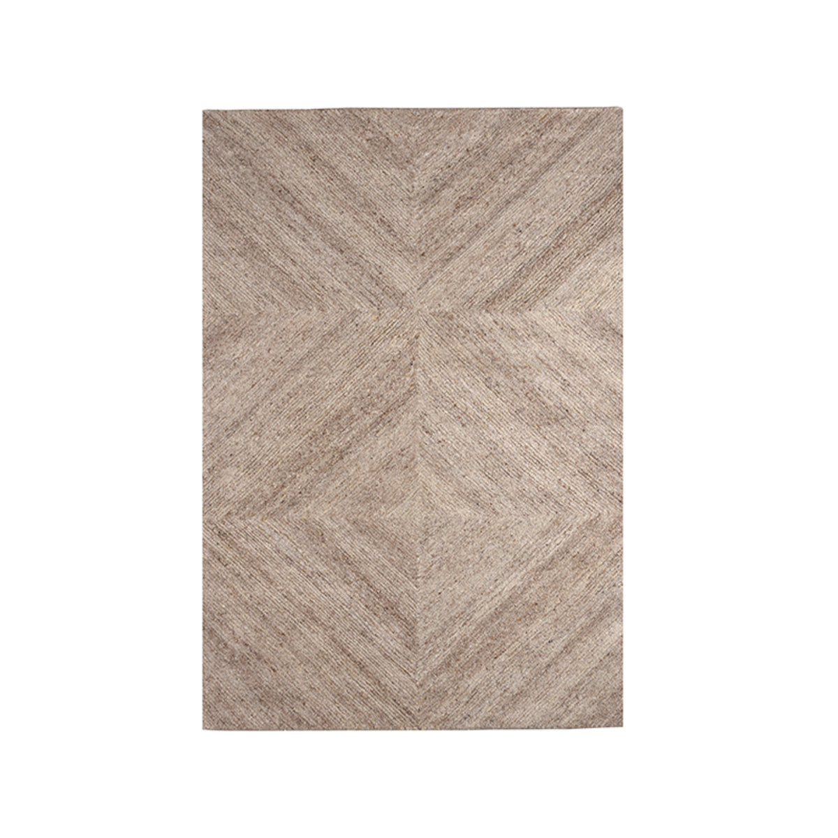 Vloerkleed Blendy | Taupe Wol | 160x230 cm