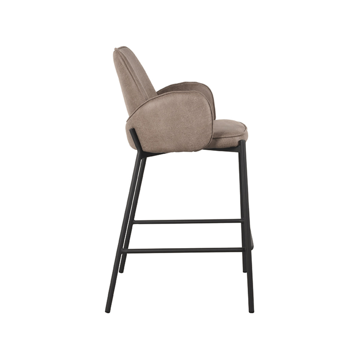 Barkruk Joni | Kookeiland of Bartafel |Taupe