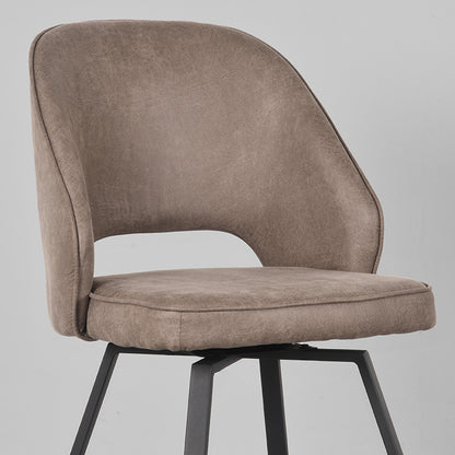 Eetkamerstoel Lewis | Taupe Microvezel — Detail
