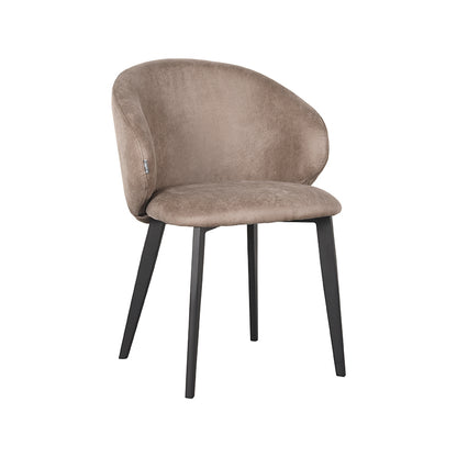 Eetkamerstoel Logan | Taupe Micro Suède