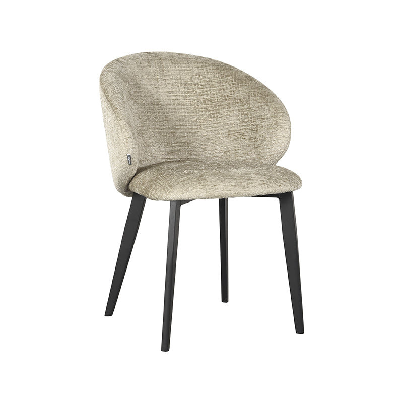Eetkamerstoel Logan | Beige Elegance — Vooraanzicht - witfoto