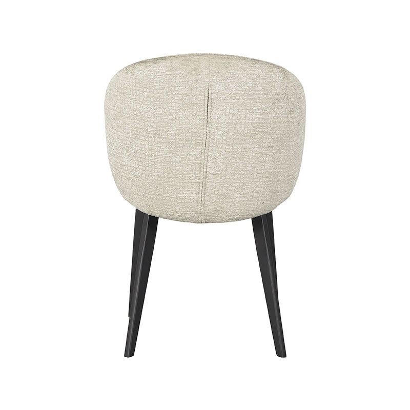 Eetkamerstoel Logan | Beige Elegance — Achteraanzicht - witfoto