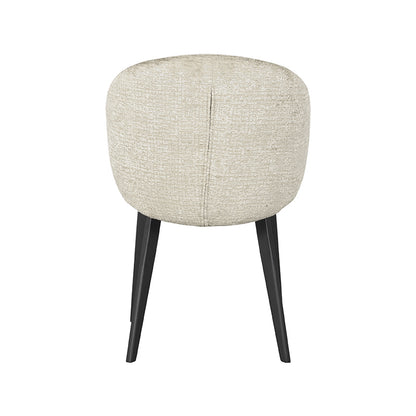 Eetkamerstoel Logan | Beige Elegance — Achteraanzicht - witfoto