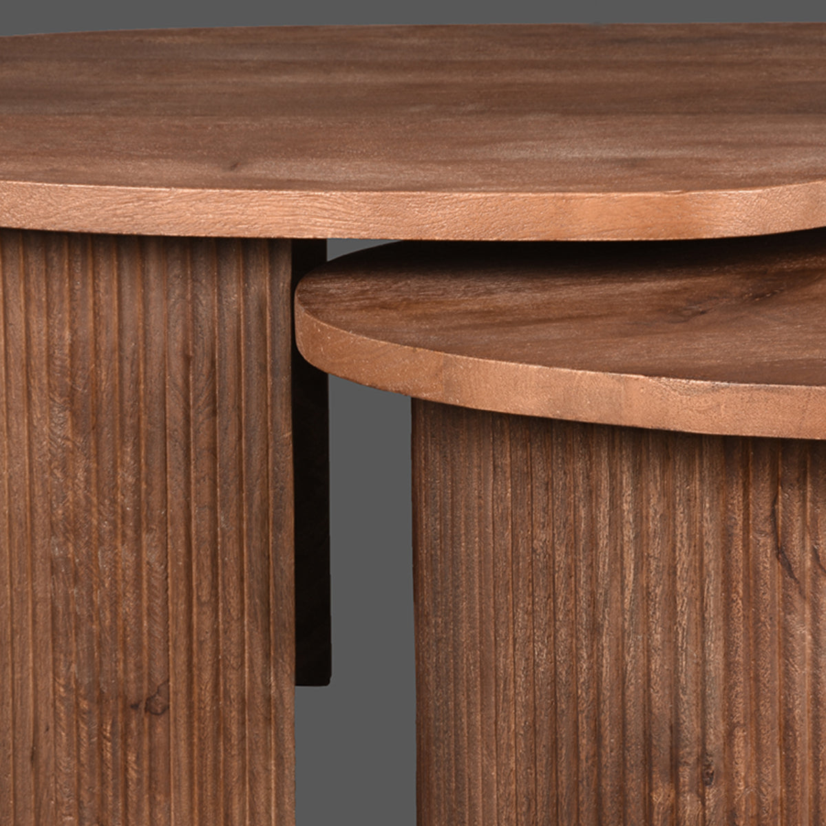 Salontafel Set Timon | Espresso Mangohout — Detail