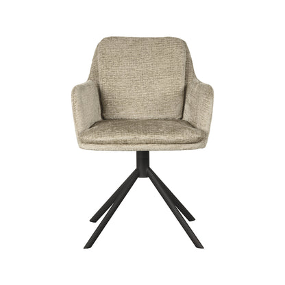 Eetkamerstoel Joy | Beige Elegance — Achteraanzicht - witfoto