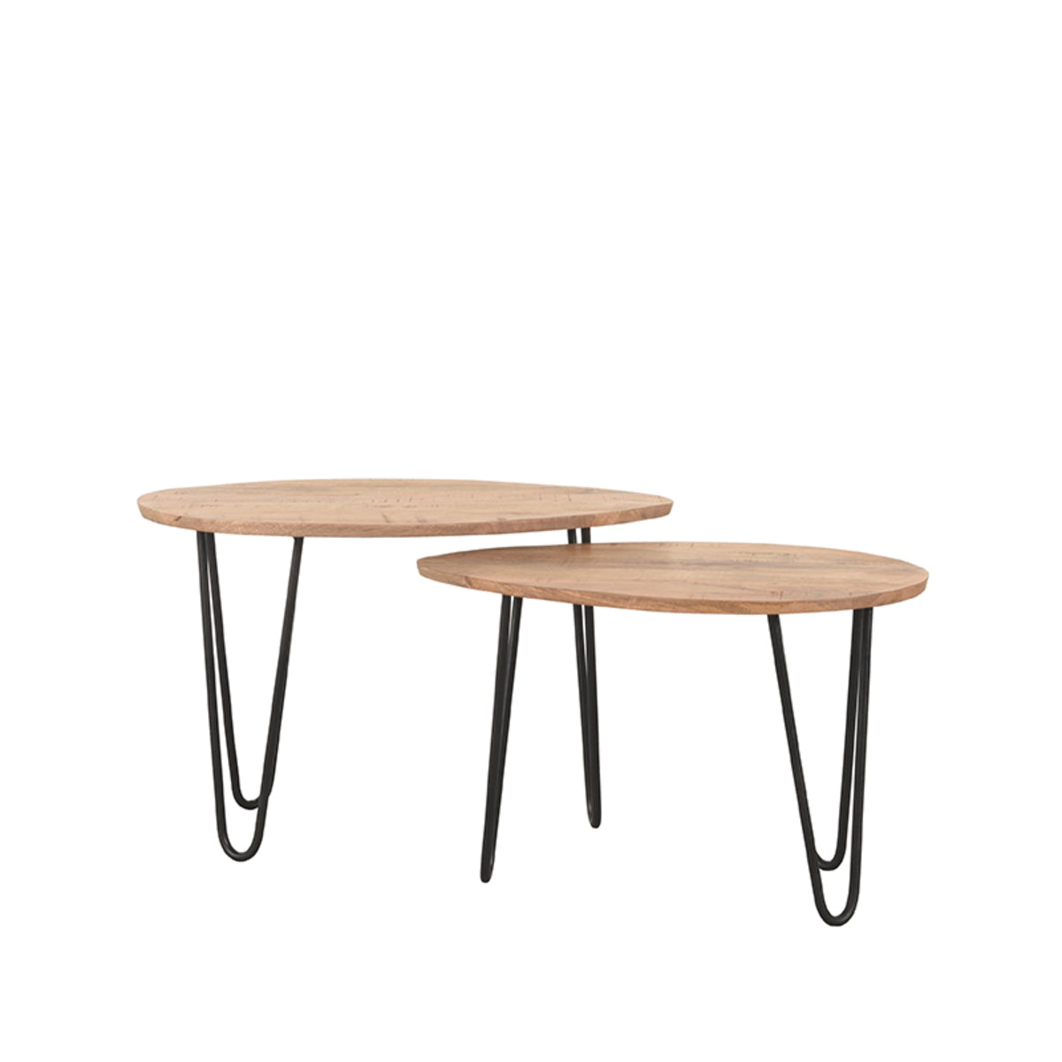 Salontafel Frisk | Naturel Mangohout — Vooraanzicht - witfoto