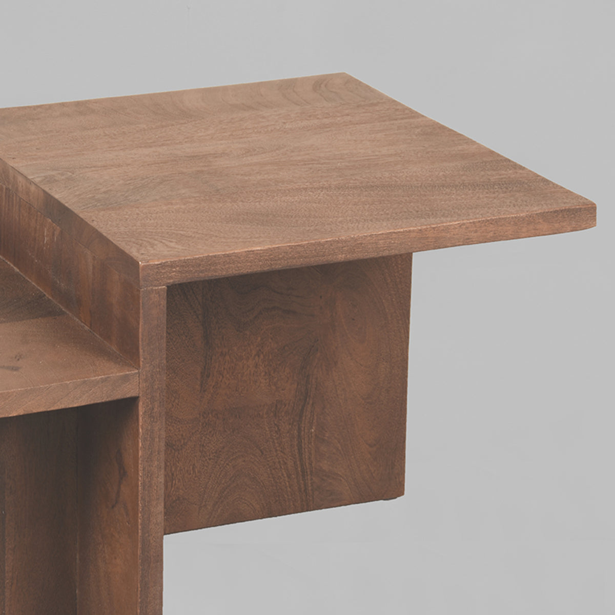 Salontafel Skip | Bruin Mangohout — Detail