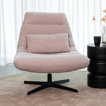 Fauteuil Nox | Naturel Bouclé — Vooraanzicht - sfeer
