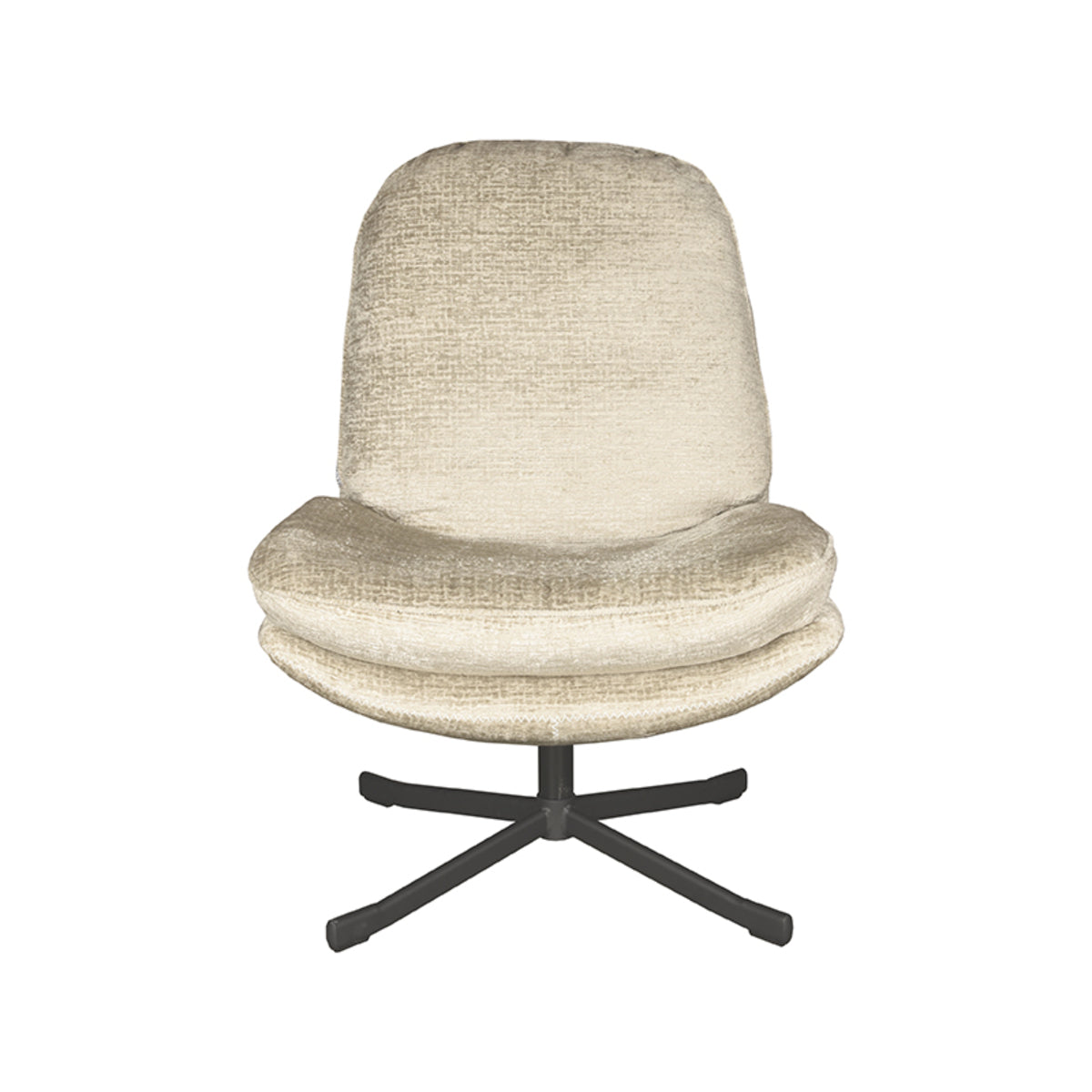Fauteuil Noel | Beige Stof — Vooraanzicht - witfoto