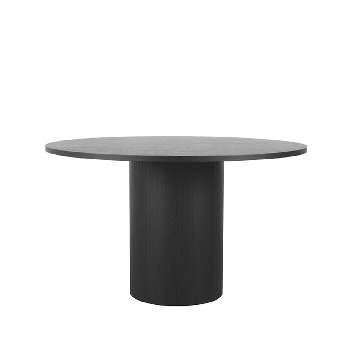 Eettafel Oliva | Rond | Zwart Eikenhout | Magazijn leegverkoop