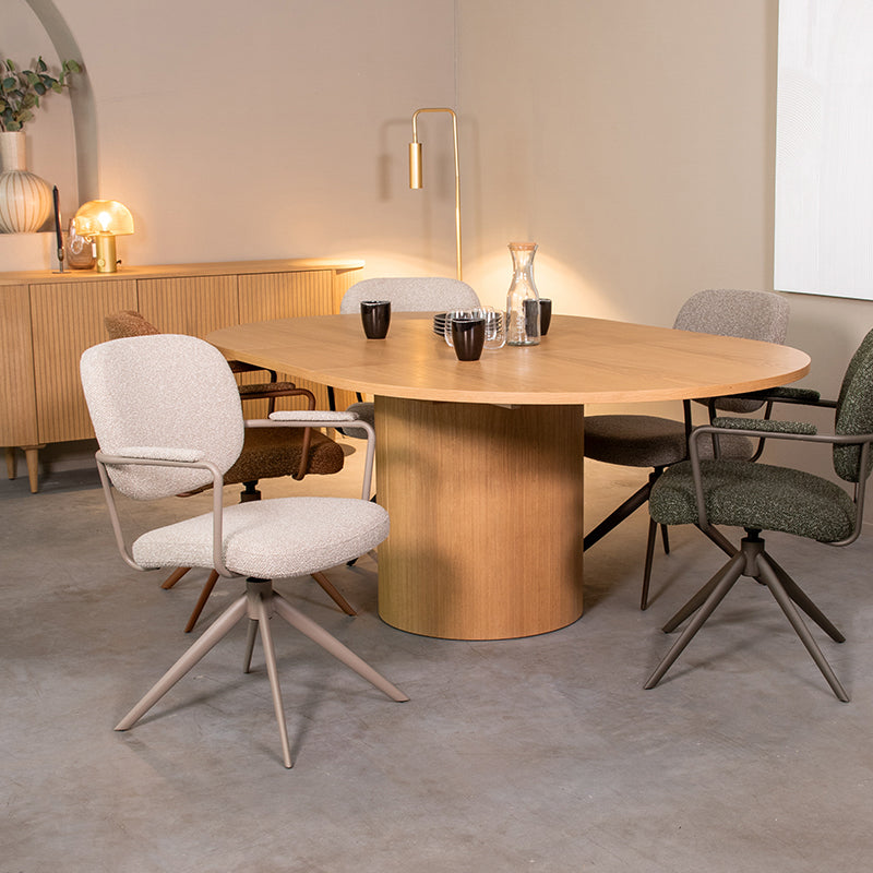 Eettafel Oliva | Uitschuifbaar | Naturel Eikenhout — Algemene Sfeerfoto